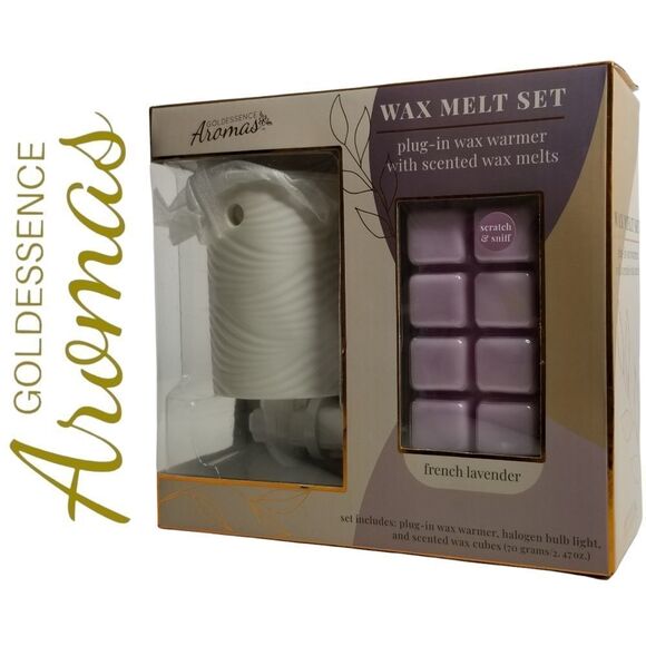 GOLDESSENCE Aromas Lavender Scent Plugin‎ Wax Melt Set - Picture 1 of 7
